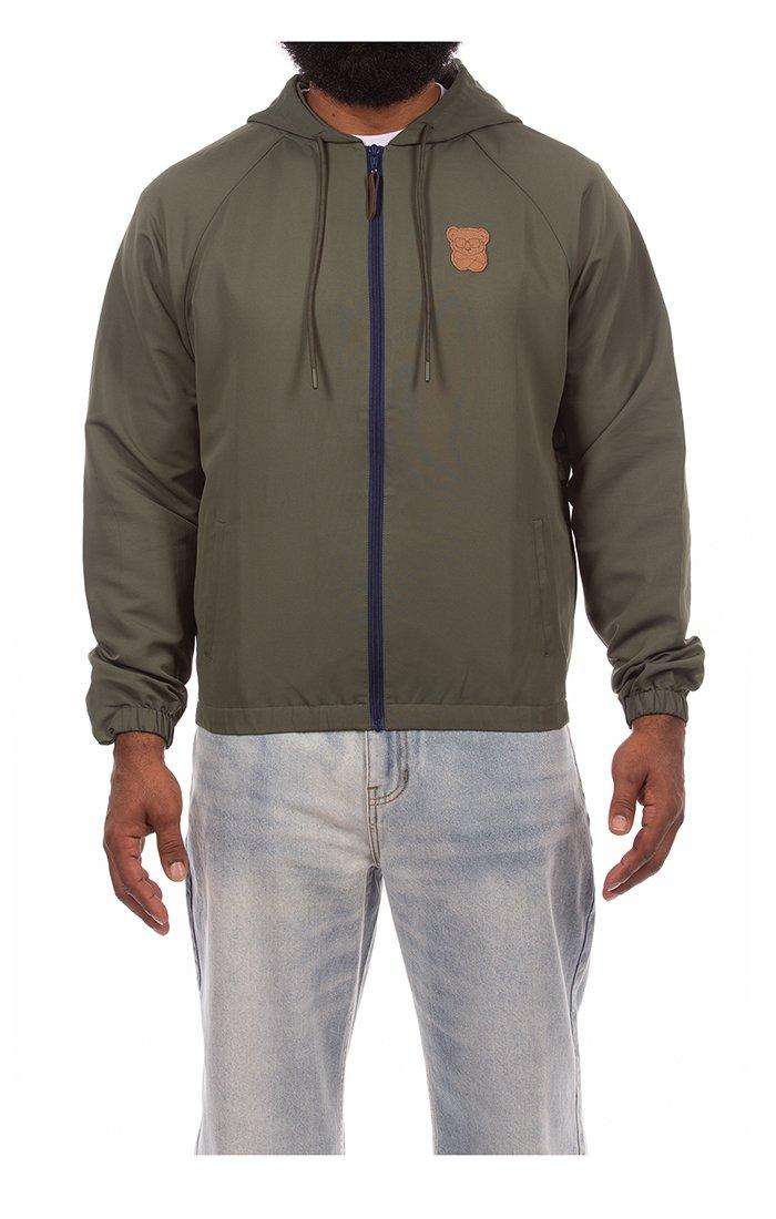 Hustle Gang Men's Yogi Jacket - Green - GREEN